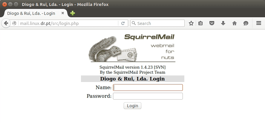 squirrelmail server